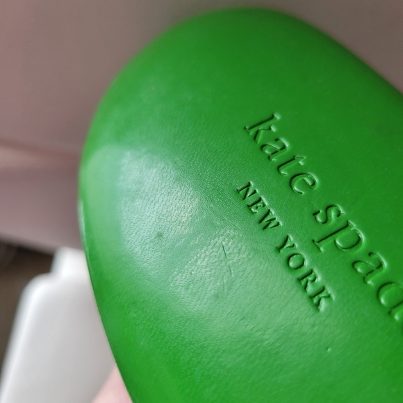 kate spade Sunglass Eyeglasses Case ~ Kelly Green ~ Wink-Wink Motif FINAL PRICE - Picture 8 of 13